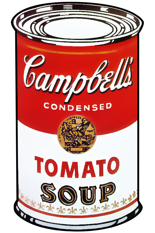 Campbells soup Andy Warhol